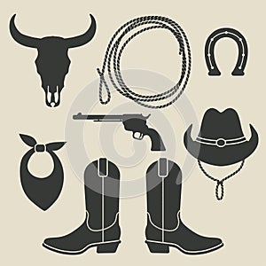 Cowboy rodeo set
