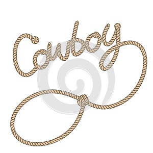 Cowboy rope