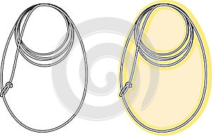 cowboy rope twisted into a circle with a lasso forming a frame with an empty space for text