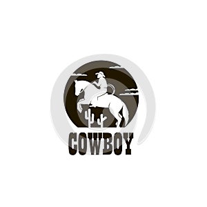 Cowboy silhouette icon
