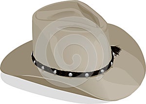 Cowboyhat with clipping path photo