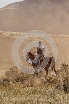 Cowboys Moving the Herd