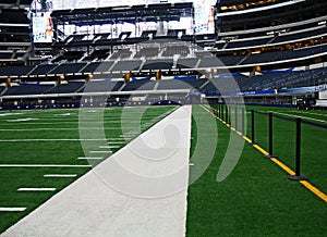 Cowboys Stadium Super Bowl Side Line