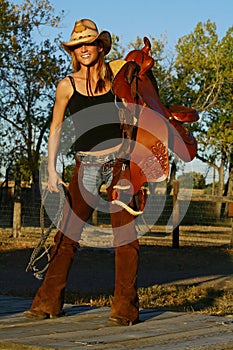 Cowgirl photo