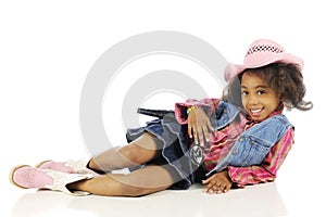 Cowgirl, Happily Relaxed