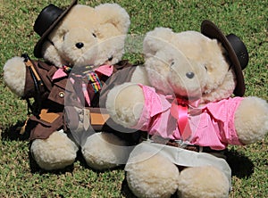 Cowgirl and Stockman Teddy photo