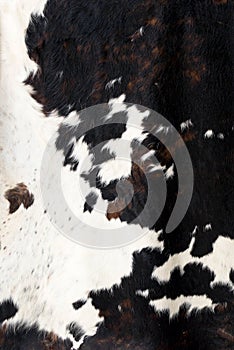 Cow skin Pattern texture black white photo
