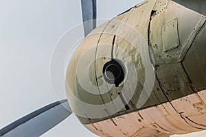 Cowling and exhaust of of radial engine