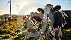 Cows in a grassy field