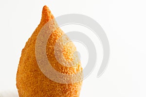 Coxinha is a deep fried food, traditional in Brazil. One snack o