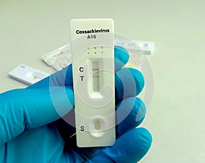 Coxsackievirus A16 rapid screening test photo