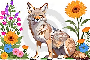 Coyote animal canine Wylie Wile cartoon photo