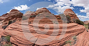 Coyote Buttes sandstone formations in Utah