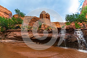 Coyote Gulch Lower Waterfall