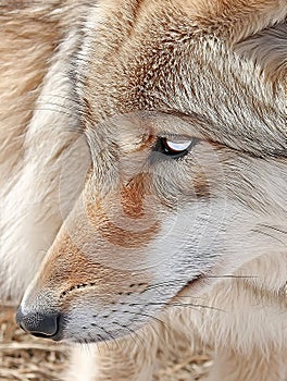 Coyote Profile in Winter