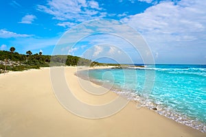 Cozumel island Bush beach in Riviera Maya