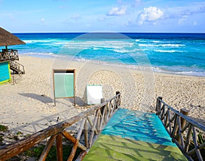 Cozumel island San Martin beach in Mexico