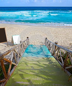 Cozumel island San Martin beach in Mexico