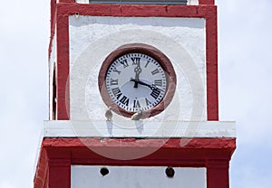 Cozumel Island San Miguel Town Clock