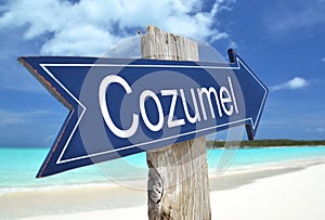 Cozumel sign photo