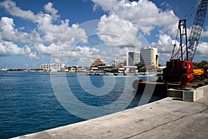 Cozumel waterline, Mexico