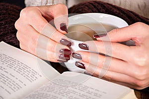 Cozy Autumn Moments: Tea, Books, and Warmth