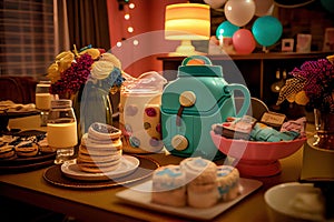 Cozy Baby Shower Celebration, Captured with AI-Generated Creative Composition