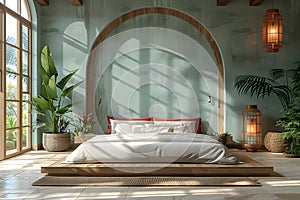 Modern Bedchamber Design - Cozy Bedroom Furniture Set photo
