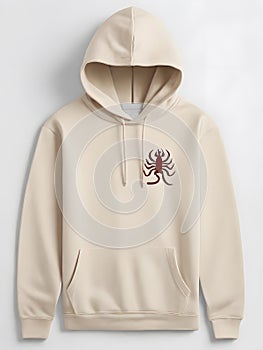 A cozy beige hoodie that seamlessly combines comfort with style.