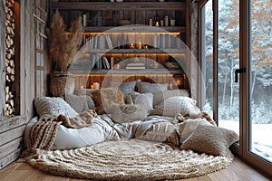 Cozy corner appeal Inviting hygge inspired nooks in winter home settings