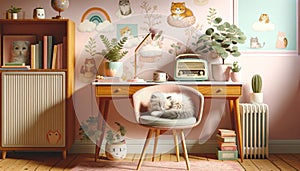 Cozy Corners: A Retreat with Kittens and Tea