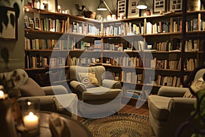 Cozy Counselor's Office Interior