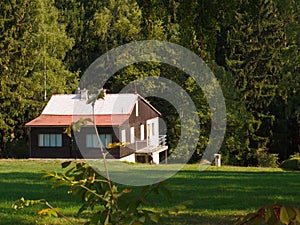 Cozy guest house at the beginnig of the forest. Czech RepubliÑ, summer 2018