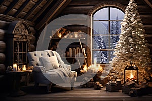 cozy interior Christmas design