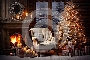 cozy interior Christmas design