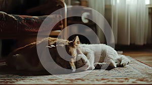 Cozy Nap Companions AI Generative photo