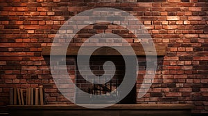 cozy red brick texture