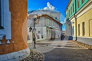 Cozy street in Vladimir old town