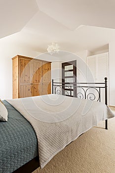 Cozy white bedroom