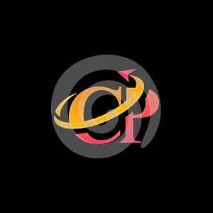 CP aerospace creative logo design