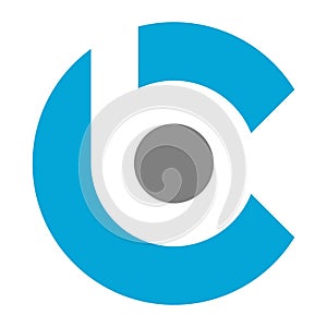 cb bc logo icon template photo