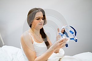 CPAP Machine Breath Mask For Sleep Apnea photo