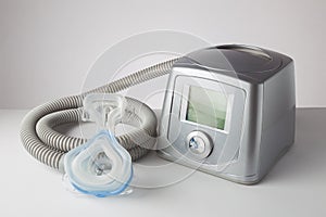 CPAP machine, mask and hose