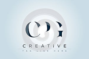 CPG abstract letter logo