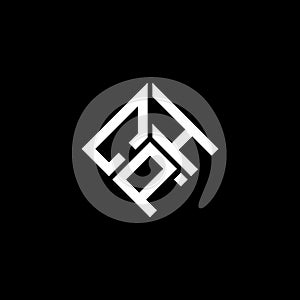 CPH letter logo design on black background. CPH creative initials letter logo concept. CPH letter design