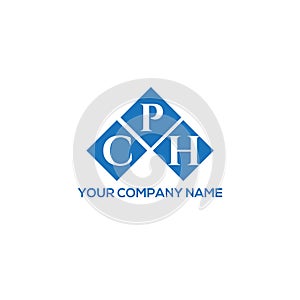 CPH letter logo design on white background. CPH creative initials letter logo concept. CPH letter design