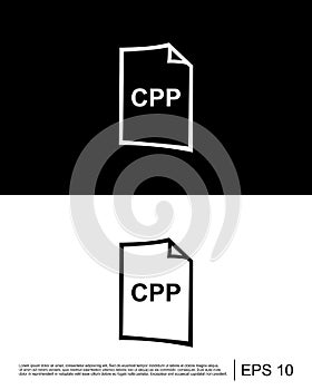 cpp file format icon template photo