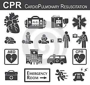 CPR ( Cardiopulmonary resuscitation ) icon