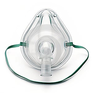 CPR mask on white background
