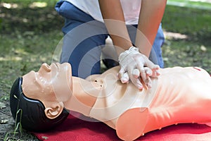 CPR training photo